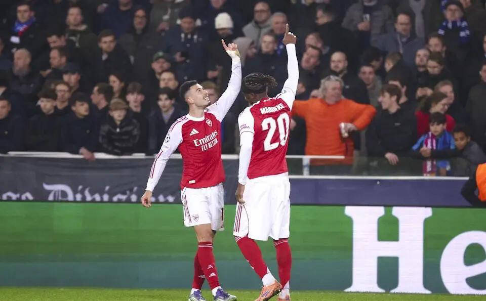 อาร์เซนอลนำเป็นจ่าฝูงในแชมเปียนส์ลีกด้วยสถิติไร้พ่าย มุ่งสู่ความสำเร็จสองแชมป์ในฤดูกาลเดียว การแข่งขัน: มาดูเอเก้ ผู้เล่น