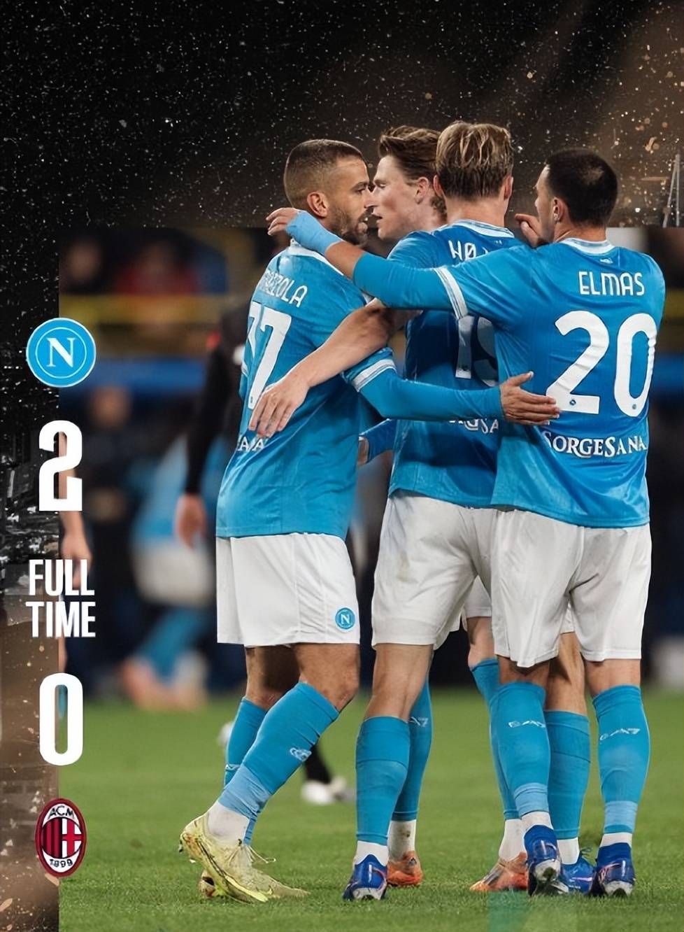 นาโปลี 2-0 ชนะ เอซี มิลาน, กลยุทธ์ของคอนเต้พิสูจน์ให้เห็นถึงความสำคัญเมื่อทีมผ่านเข้าสู่รอบชิงชนะเลิศพร้อมเป้าหมายคว้าถ้วยรางวัล_โฮอิลุน_เรอิส_แมตช์