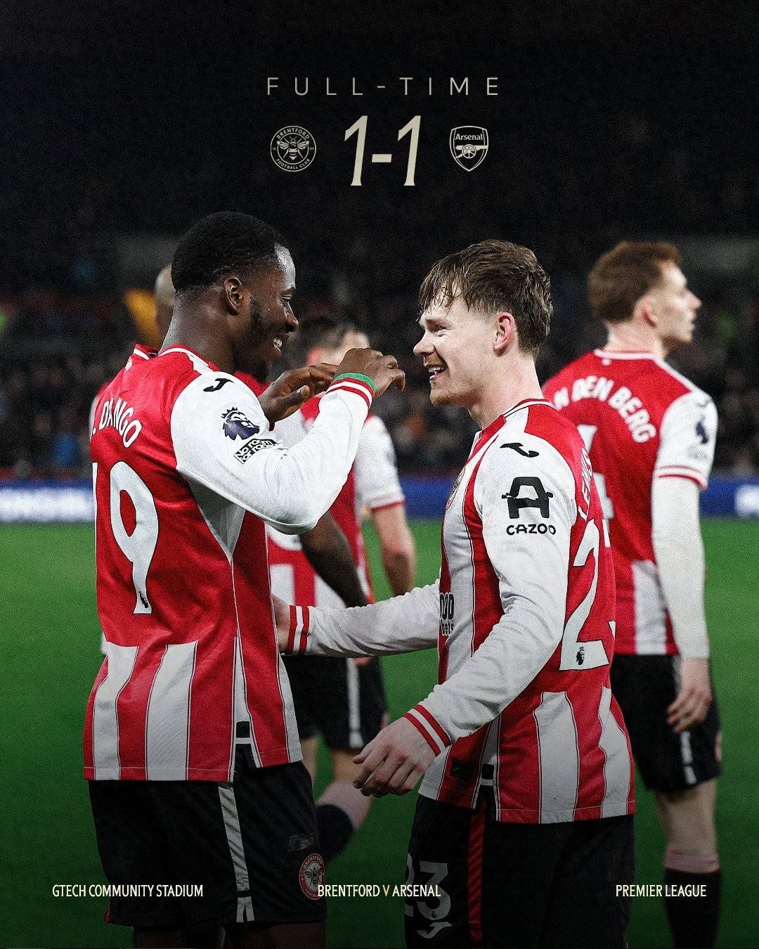 การขายกองหน้าสองดาว + การจากไปของผู้จัดการทีม: การเปลี่ยนแปลงของเดอะบีส์ในฤดูกาลนี้ทำให้พวกเขากลายเป็นทีมที่โค่นยักษ์ใหญ่ในพรีเมียร์ลีกได้ เบรนท์ฟอร์ด พบ อาร์เซนอล