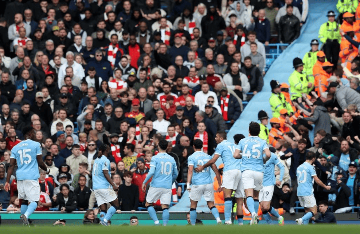 2-1! แมนฯ ซิตี้ เอาชนะ อาร์เซนอล ในพรีเมียร์ลีก และรูปแบบแชมป์อยู่ในความโกลาหล: สองนัดแรกห่างเพียง 3 แต้มจากสองนัดแรก