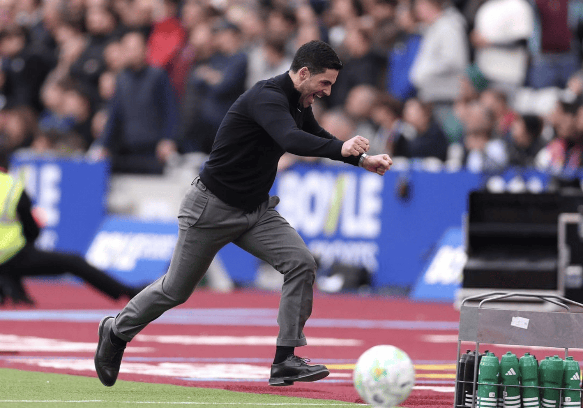 ลูกแบนของเวสต์แฮมถูกเป่า! อาร์เซนอล 1-0 หนี+นำ แมนฯ ซิตี้ 5 แต้ม ความน่าจะเป็นที่จะคว้าแชมป์ได้คือ 92%_Laia_Goal_Best League