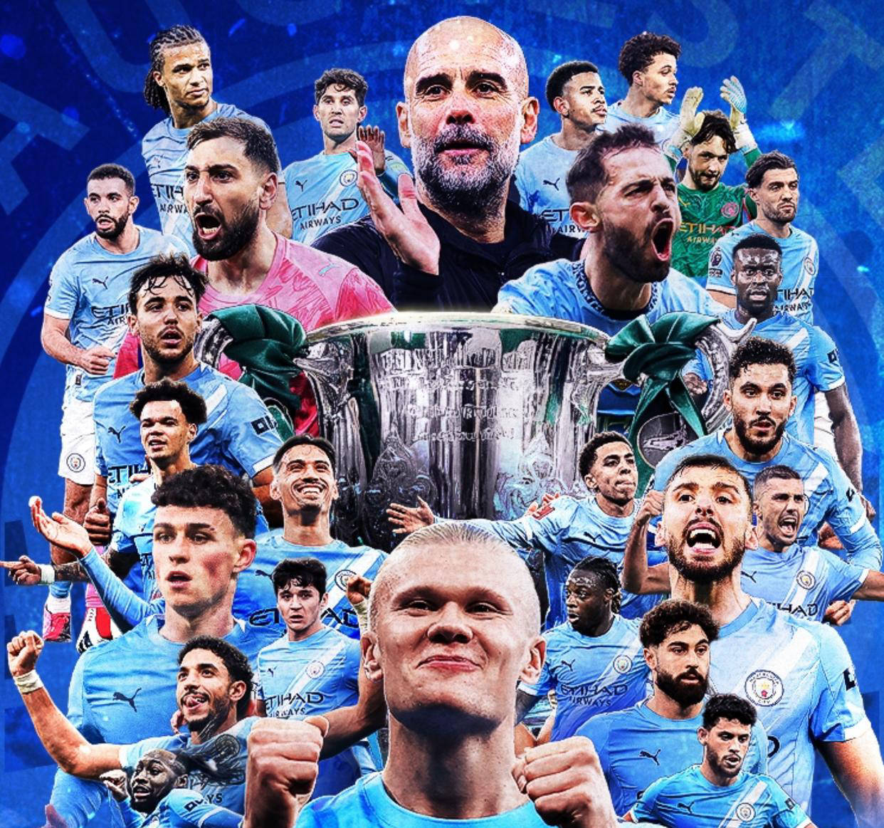 มงกุฎแห่งที่ 20 ของแมนเชสเตอร์ซิตี้! บลูมูน 1-0 เรซ เชลซี คว้าแชมป์เอฟเอ คัพ กวาร์ดิโอล่า ยอมรับ_Trophy_Chapter_Arsenal อย่างมีความสุข